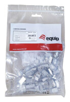 Equip Stecker Cat8.1 geschirmt RJ45 50Stk silber