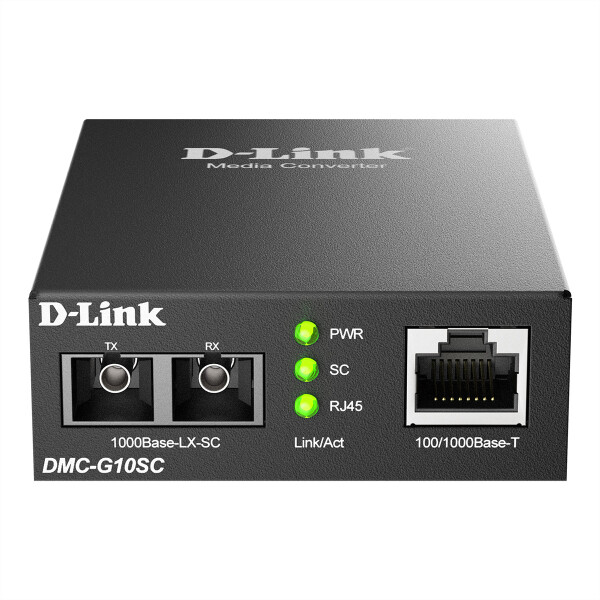 D-Link DMC G10SC - Medienkonverter - 1GbE - Converter - Glasfaser (LWL)