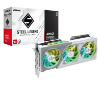 ASRock AMD Radeon RX 9060 XT Steel Legend 16GB OC, Radeon RX 9060 XT, 16 GB, GDDR6, 128 Bit, 7680 x 4320 Pixel, PCI Express x16 5.0
