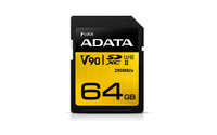 ADATA Premier ONE - 64 GB - SDXC - Klasse 10 - UHS-II - 290 MB/s - 260 MB/s