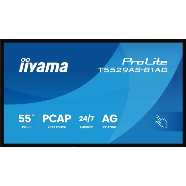 Iiyama T5529AS-B1AG 55" LCD All-In-One Interactive Display - Flachbildschirm (TFT/LCD) - 138,7 cm