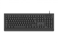 Conceptronic KAYNE01ES USB-Tastatur mit Smart ID-Kartenleser - Spanisches Layout - Volle Größe (100%) - Kabelgebunden - USB - QWERTY - Schwarz