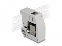 Delock Hutschienenadapter mit Keystone Modul RJ45 Buchse...