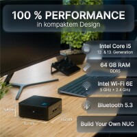 FUTURENUC Pro NUC 13i5HP-W11-512/2x8W6E, 3,4 GHz, Intel® Core™ i5, i5-13420H, 16 GB, 512 GB, Windows 11 Pro