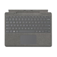 Microsoft Surface Pro Signature Keyboard - QWERTY - Spanisch - Touchpad - Microsoft - Surface Pro 8 Surface Pro X - Platin