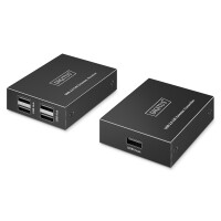 DIGITUS - DA-73120 - USB Extender, USB 2.0, 4x USB-A...