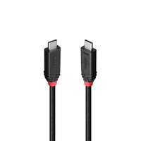 Lindy USB4 240W Typ C Kabel Black Line - Kabel - Digital/Daten