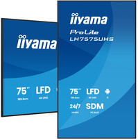 Iiyama 75 LH7575UHS-B2AG HDMI DP USB
