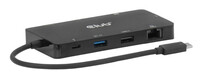 Club 3D 9-1 USB-C Dual HDMI 100W Hub - Hub - 5 Gbps