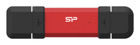 Silicon Power USB Stick DS72 Typ A+C 1050/`s Red
