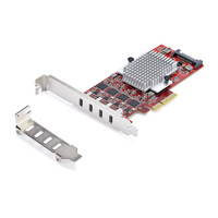 StarTech.com 4-Port USB Type-C PCIe Card USB-C 10Gb -...