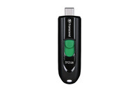 Transcend JetFlash 790 C - 512 GB - USB Typ-C - 3.2 Gen 1 (3.1 Gen 1) - Dia - 9 g - Schwarz - Grün