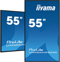 Iiyama 55" LH5560UHS-B2AG 16 9 3xHDMI+2xUSB VA Speditionsversand - Flachbildschirm (TFT/LCD) - 139,7 cm