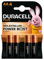 Duracell Batterie Plus - AA MN1500/LR6 Boost K4 4St. - - Mignon - Batterie - Mignon (AA)