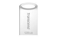 Transcend JetFlash 710 - 128 GB - USB Typ-A - 3.2 Gen 1 (3.1 Gen 1) - Ohne Deckel - 3,3 g - Silber
