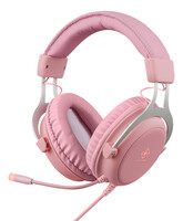 Deltaco Headset Gaming Stereo Klinke LED pink - Headset -...