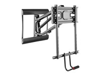 Equip 43 "-70" Pull-Down-TV-Wandhalterung - 200 x 200 mm - 600 x 400 mm - -5 - -12° - -30 - 30° - Kunststoff - Stahl - Schwarz