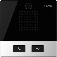 Fanvil I10SD - Schwarz - Silber - IP54 - Acrylnitril-Butadien-Styrol (ABS) - Senkrecht - Schnelles Ethernet - 10,100 Mbit/s