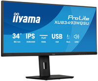Iiyama TFT XUB3493WQSU IPS 34//2xHDMI/DP/4xUSB/hoev - Flachbildschirm (TFT/LCD) - 86,4 cm