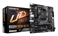 Gigabyte B550M DS3H AC R2 B550 AM4 mATX DDR4 - Mainboard - AMD Sockel AM4 (Ryzen)