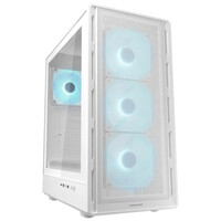 Cougar Gehäuse Midi-Tower Airface Pure PRO ARGB Weiß - Midi/Minitower - ATX