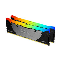 Kingston FURY 32GB 3600MT/s DDR4 CL16 DIMM (2er-Kit) 1Gx8 Renegade RGB - 32 GB - 2 x 16 GB - DDR4 - 288-pin DIMM