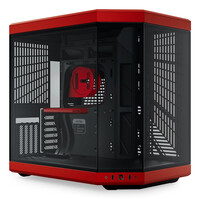 HYTE PC Gehäuse Y70 Schwarz/Rot - Midi/Minitower - ATX