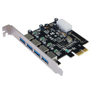 Longshine LCS-6380-4 - PCIe - USB 3.2 Gen 1 (3.1 Gen 1) -...