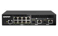 QNAP QSW-M2108R-2C - Managed - L2 - 2.5G Ethernet (100/1000/2500) - Vollduplex - Power over Ethernet (PoE) - Rack-Einbau