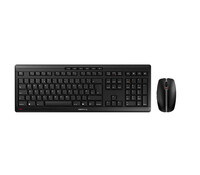 Cherry Stream Desktop - Volle Größe (100%) - Kabellos - RF Wireless - QWERTY - Schwarz - Maus enthalten
