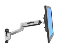 Ergotron LX Sit-Stand Wall Mount LCD Arm - 11,3 kg - 106,7 cm (42") - 75 x 75 mm - 200 x 100 mm - Edelstahl