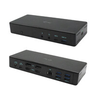 i-tec USB-C Quattro Display Docking Station with Power Delivery 85 W - Kabelgebunden - USB 3.2 Gen 1 (3.1 Gen 1) Type-C - 85 W - 3,5 mm - 10,100,1000 Mbit/s - Schwarz