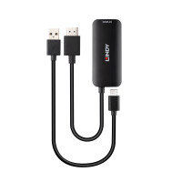 Lindy Konverter HDMI auf USB Typ C mit STromversorgung - Converter - USB Typ C