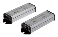 Axis 01857-001 - Netzwerksender & -empfänger - 1000 m - Cat5e - Cat6 - IEEE 802.3af - IEEE 802.3at - Grau