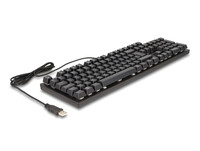 Delock Mechanische USB Gaming Tastatur kabelgebunden...