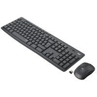 Logitech MK295 Silent - Volle Größe (100%) - Kabelgebunden - RF Wireless - QWERTY - Graphit - Maus enthalten