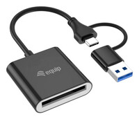 Equip Kartenleser CFexpress Type B USB-C/-A Adapt. 10Gbps - CF Express Typ A - CF Express Typ B