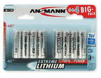 Ansmann 4+4 Lithium AA - Einwegbatterie - AA - Lithium -...