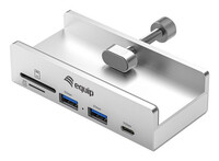 Equip Klemm USB-A3.2-Hub->2xUSB-A/SD/TF/USB-C - Hub - 5 Gbps