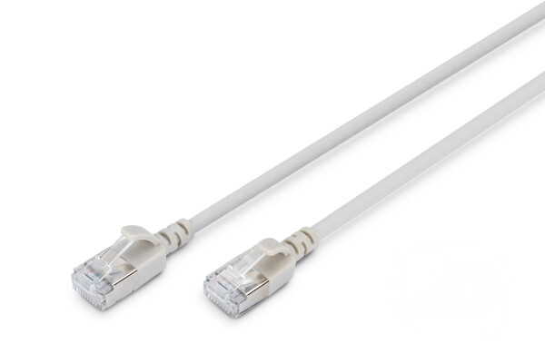 DIGITUS - DK-1632-A-020S-WH - CAT 6A F-FTP slim patch cord, Cu, LSZH