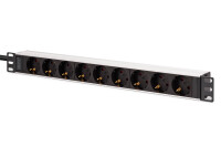 DIGITUS - DN-95440 - 1U Alu PDU, rackmount, 8x Safety...