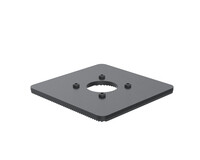 Ergonomic Solutions 150x150mm Baseplate 5mm - black