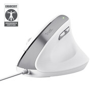 Trust Bayo II ERGONOMIC mouse WHT - Maus - 2.400 dpi