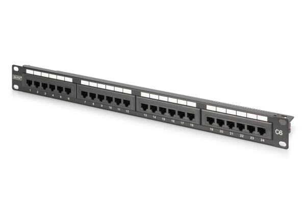 DIGITUS - DN-91624U-CR - DIGITUS CAT 6, Klasse E Patch Panel, ungeschirmt