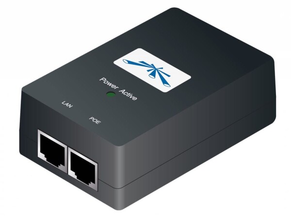Ubiquiti POE-24-24W-G - Gigabit Ethernet - 1000 Mbit/s - Schwarz - 24 V - 100 - 240 V - 50/60 Hz