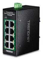 TRENDnet Industrial Fast Ethern. PoE+ DIN-Rail Switch - Switch - 0,1 Gbps