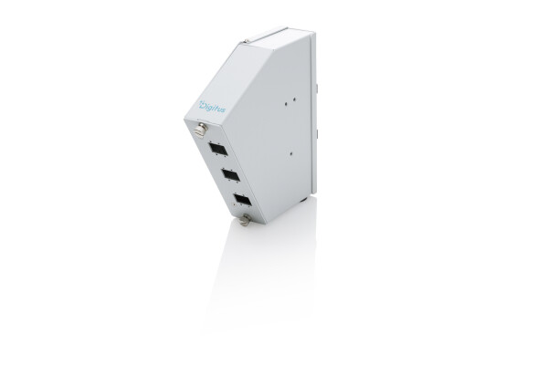 DIGITUS - DN-96894 - Hutschienen Spleißverteiler, 6 SC SX/LC DX