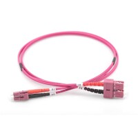 DIGITUS DK-2532-10/4 - LWL Patchkabel, Duplex, LC zu SC MM OM4 50/125 µ, 10 m