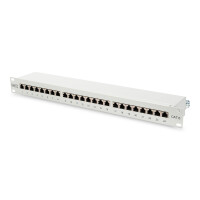 DIGITUS DN-91624S - CAT 6 Patch Panel, geschirmt, 24-port...