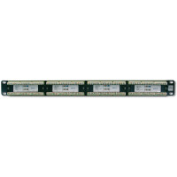 DIGITUS DN-91524U - DIGITUS CAT 5e Patch Panel, ungeschirmt, 24-Port RJ45, 8P8C, LSA, 1HE, Rack Mount, sw, 482x44x109